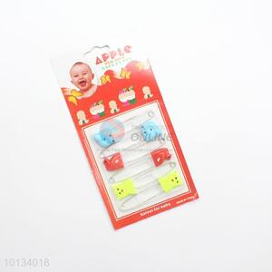 Animal <em>head</em> shape mini safety <em>pin</em> for kids