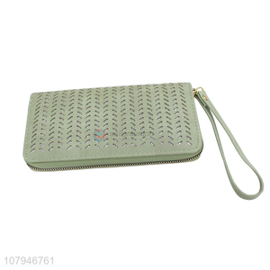 Popular products women fashion wrist <em>wallet</em> long <em>wallet</em> with zipper