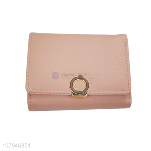 Top quality portable mini pu leather <em>wallet</em> for ladies