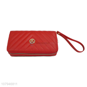 New style red fashion women large capacity <em>wallet</em> with top quality