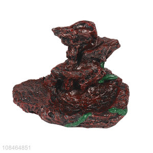 Wholesale resin mountain backflow <em>incense</em> burner resin craft home decor