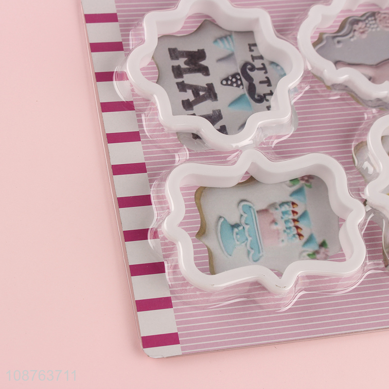 Popular products 4pcs baking tool biscuit mould cookies mold cutter