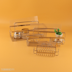 High quality 3-pack shower caddy <em>set</em> adhseive shower organizers for <em>bathroom</em>