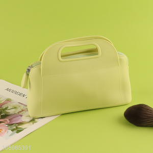 Low price portable waterproof silicone makeup <em>bag</em> <em>cosmetic</em> <em>bag</em> handbag