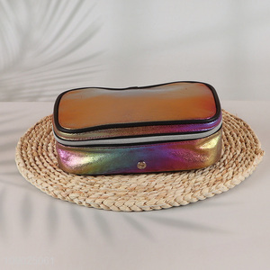 Hot products portable waterproof pvc women makeup <em>bag</em> <em>cosmetic</em> <em>bag</em>