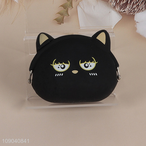 Factory Price Cartoon Animal Silicone <em>Coin</em> Wallet <em>Purse</em> Zipperd <em>Coin</em> Bag