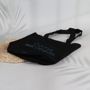 New Arrival Canvas Tote <em>Bag</em> Custom Logo Reusable Canvas <em>Shopping</em> <em>Bag</em>
