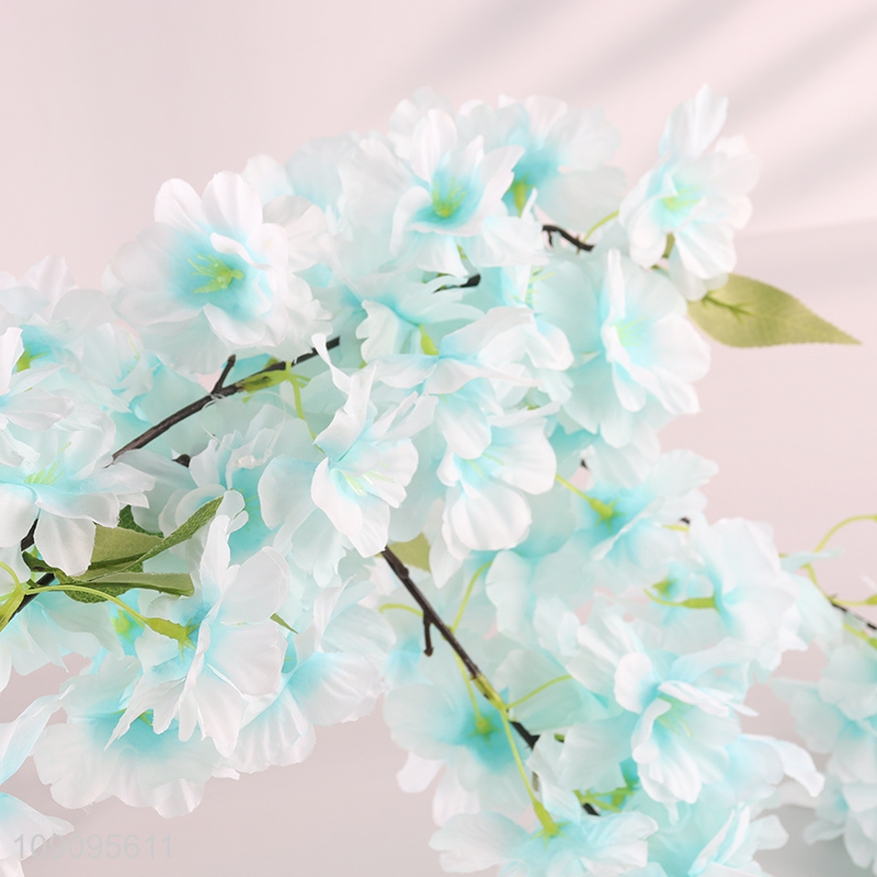 Good Quality Hanging Artificial Flower Fake Sakura Garland for Home Garden Decor