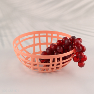 Hot Selling Plastic <em>Storage</em> <em>Basket</em> Hollow Vegetable Fruit <em>Storage</em> <em>Basket</em>