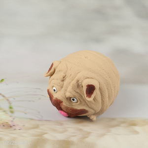 Yiwu market <em>dog</em> shape tpr non-toxic squeeze toys stress relief toys