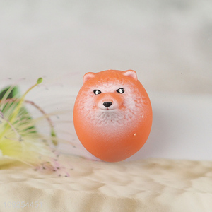 Top quality <em>dog</em> shape tpr squeeze toys stress relief toys for kids adult