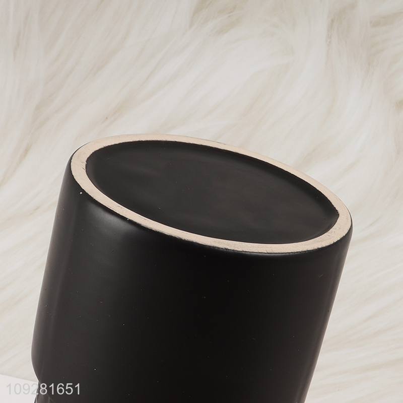 Factory price black bathroom accessories liquid soap dispenser