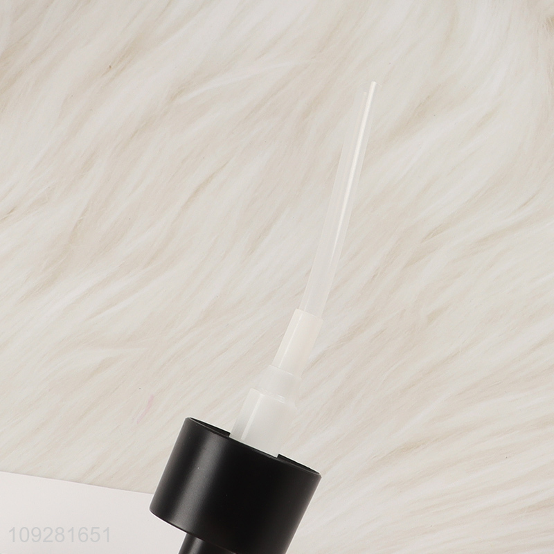 Factory price black bathroom accessories liquid soap dispenser