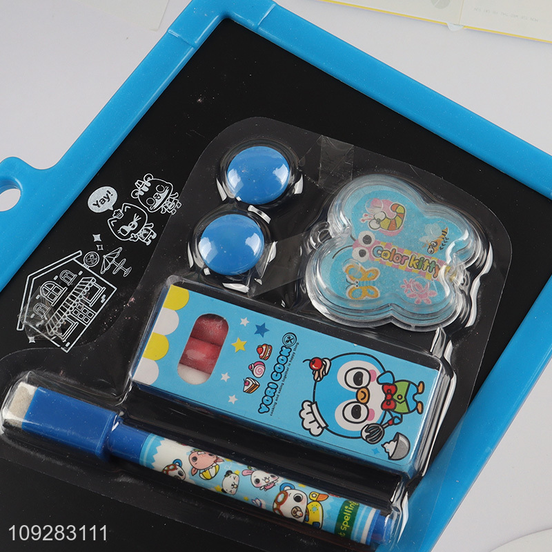New arrival double-sided children painting white black board