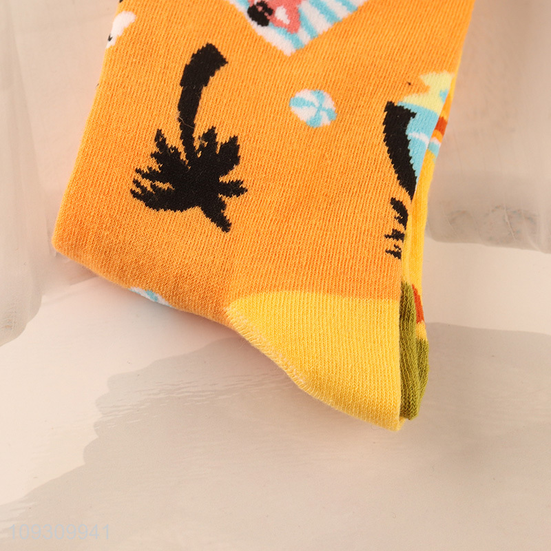China wholesale fashion cotton socks women crew socks for winter