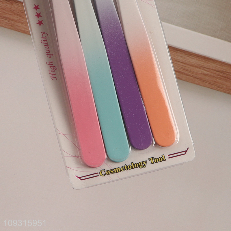 China products 4pcs eyebrow tweezers for makeup tool