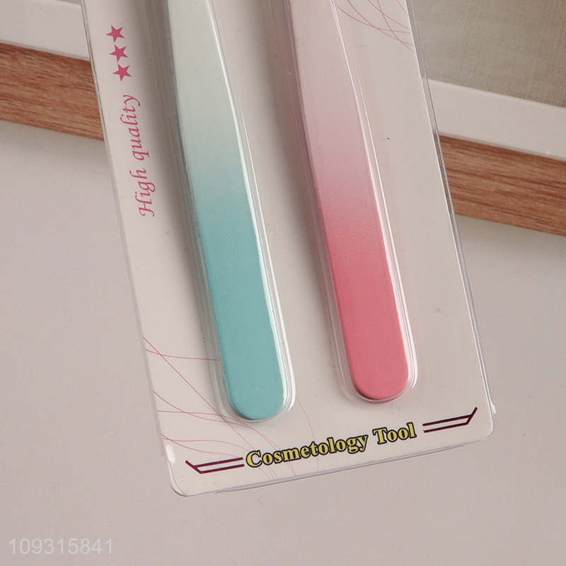 Popular products 2pcs eyebrow tweezers for makeup tool