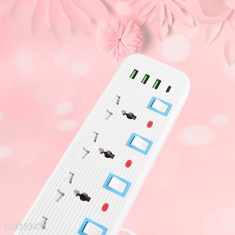 China wholesale multi-hole USB socket power strip for home