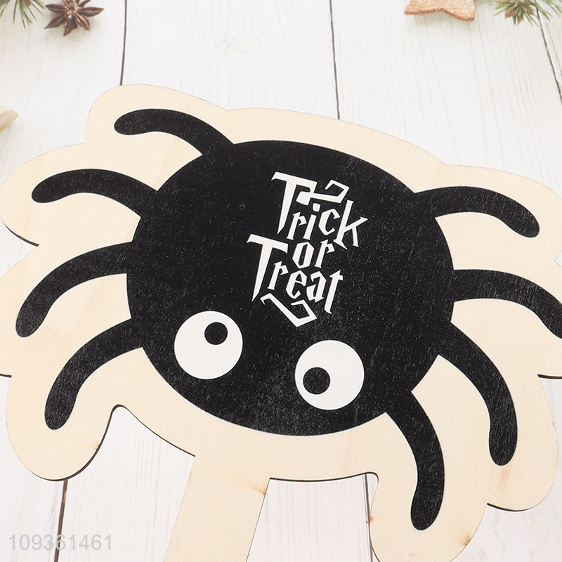 New product Halloween decoration wooden hand-held signs