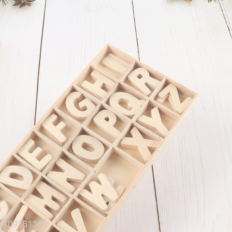 Hot selling wooden home decor alphabet wall decor