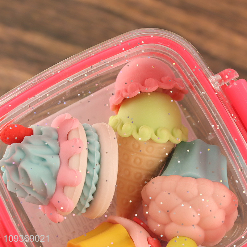China products dessert series stationery eraser set
