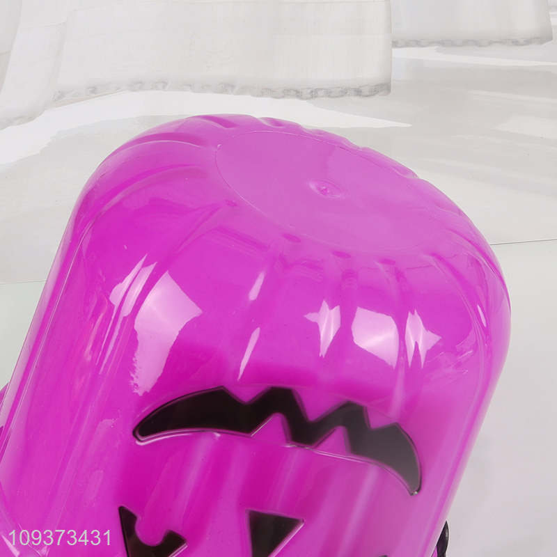 China factory pumpkin shape Halloween candy bucket