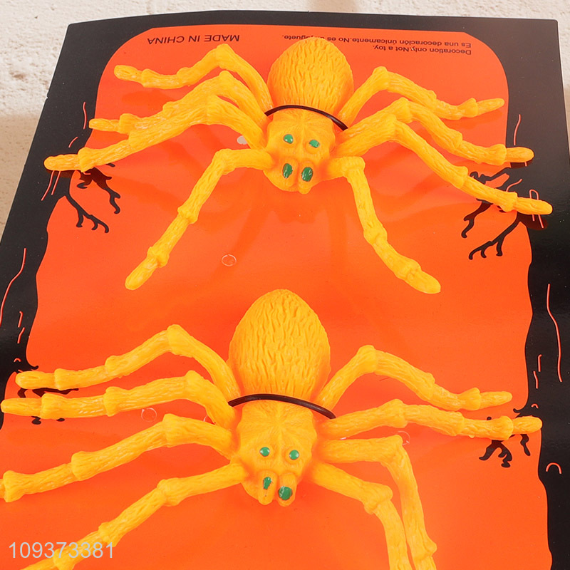 Low price Halloween spider toys party decoration for sale