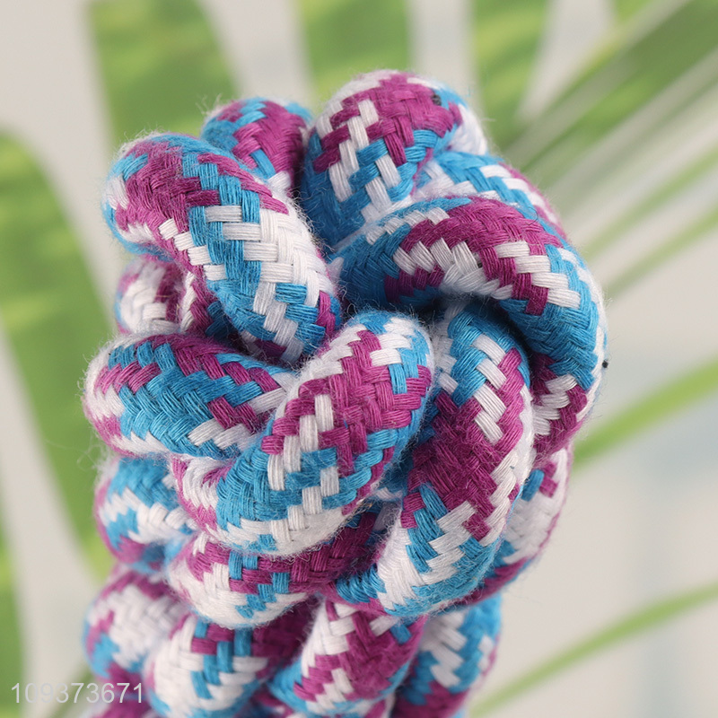 Good selling pet teething toys pet chew cotton rope toys