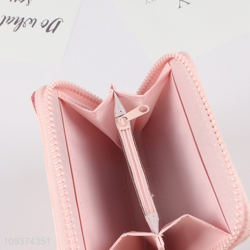 Latest products   pink cat plush wallet for girls