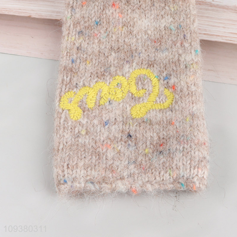 Latest products   winter knitted arm sleeve arm cover for sale