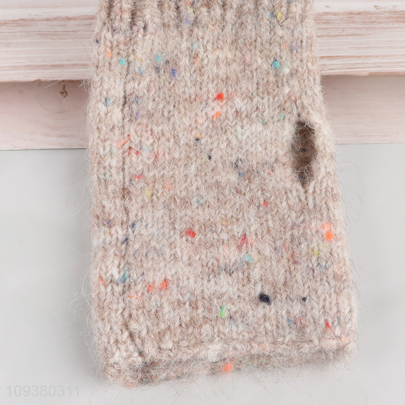 Latest products   winter knitted arm sleeve arm cover for sale