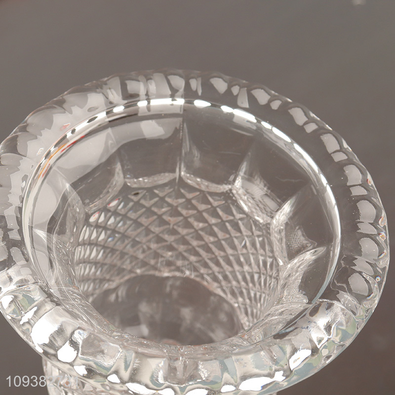 New arrival decorative glass flower vase hydroponic vase