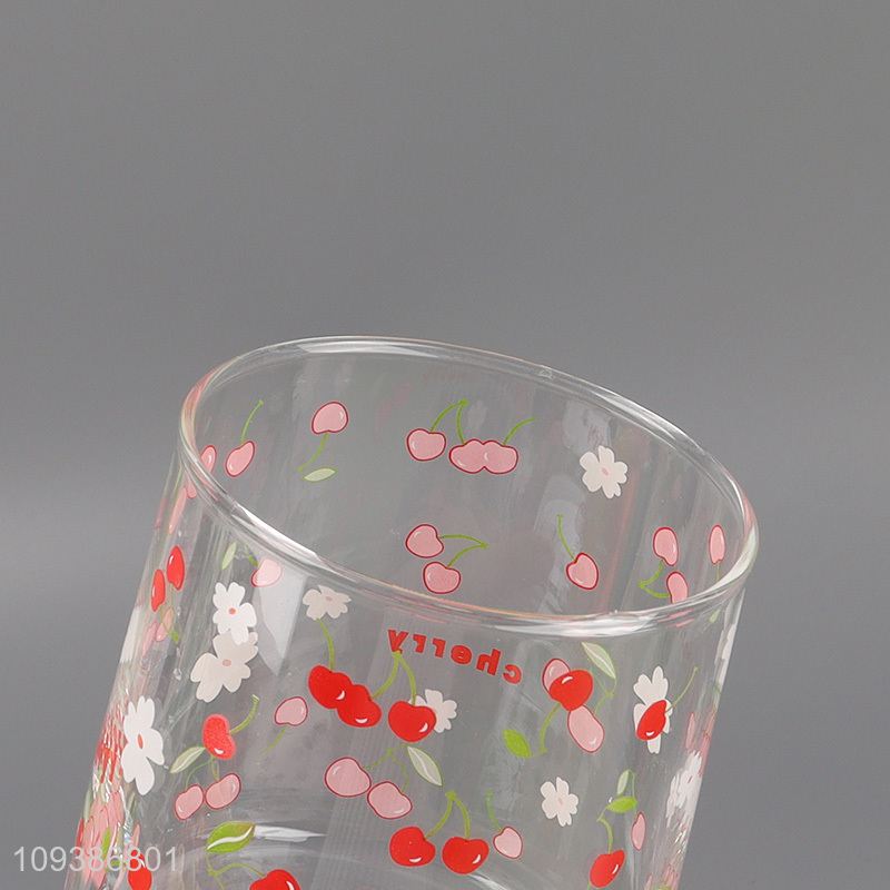 Top sale round glass water cup drinking cup