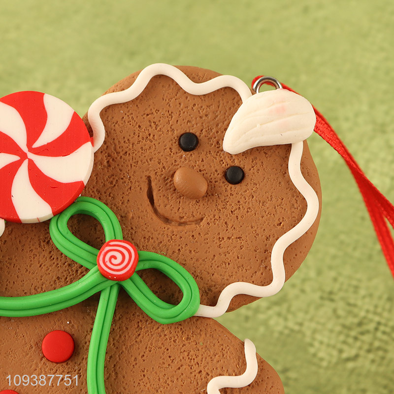 China factory Christmas decoration gingerbread man hanging ornament
