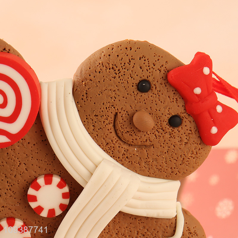 Latest products   gingerbread man Christmas hanging ornament for decoration