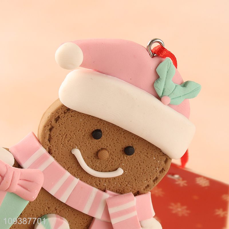 Low price gingerbread man hanging ornament decoration for Christmas