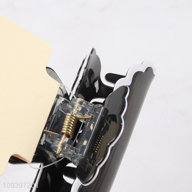 China factory black hair claw clips hair decoration