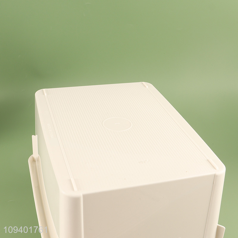 Top products plastic large capacity storage box with lid