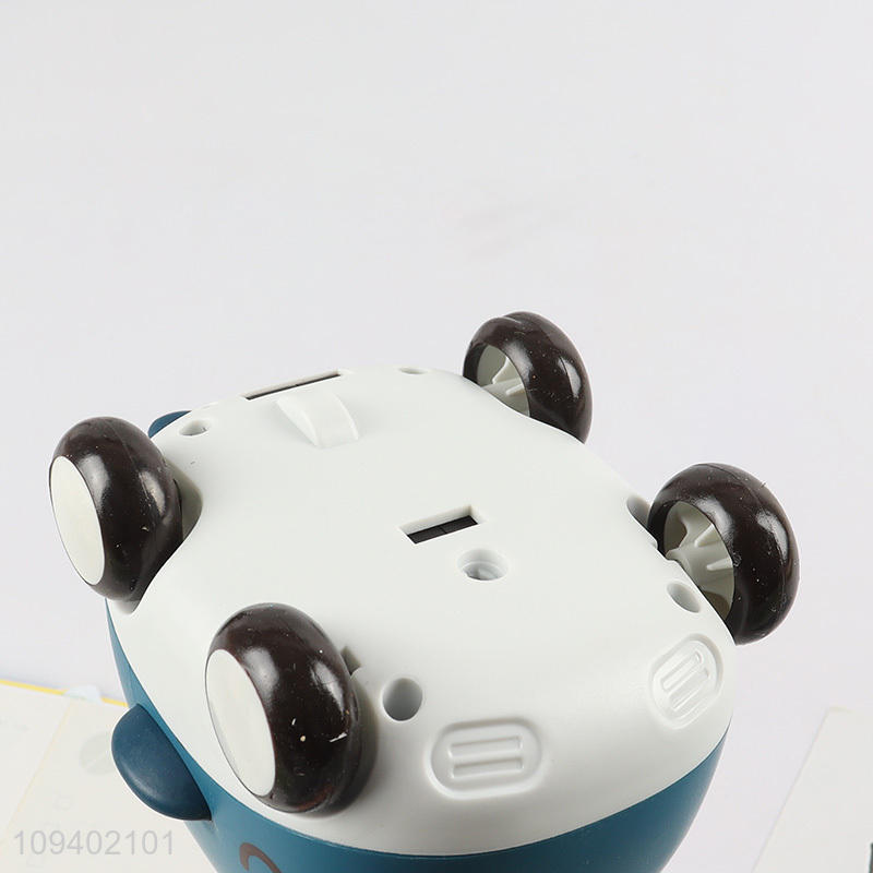 Best quality baby toys inertia car with whale teether