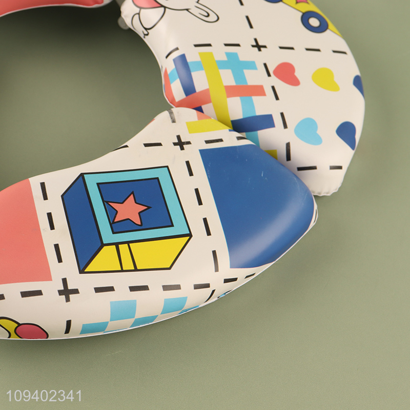 Top sale folding padded potty seat with cute print
