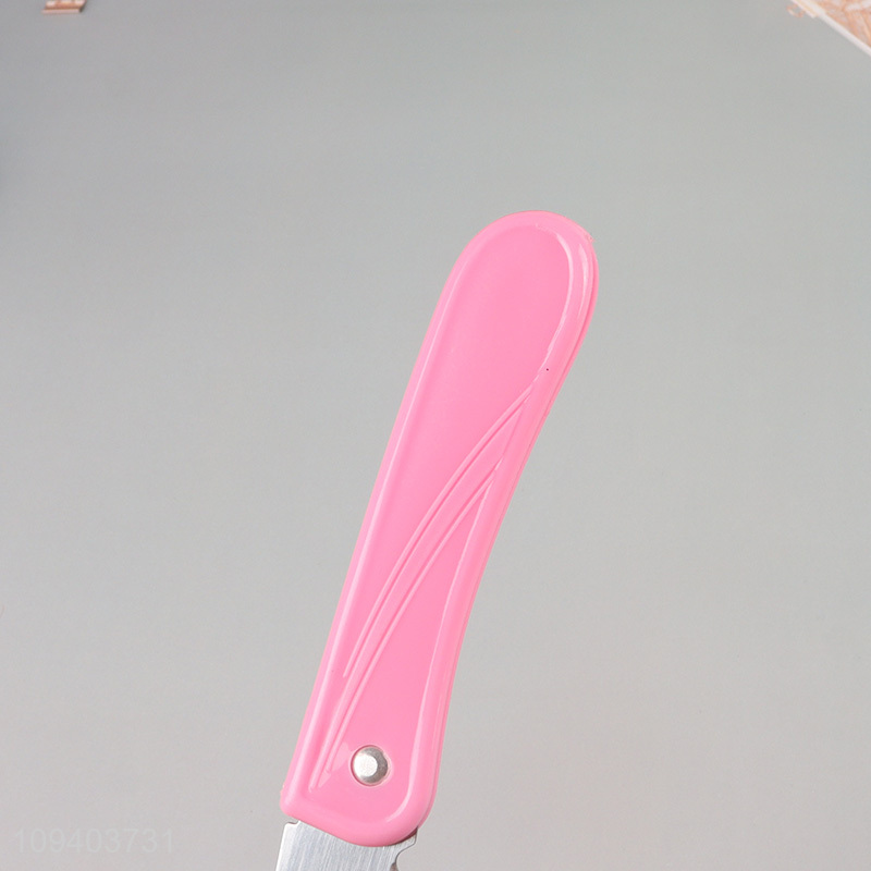 New arrival folding fruit knife with plastic handle