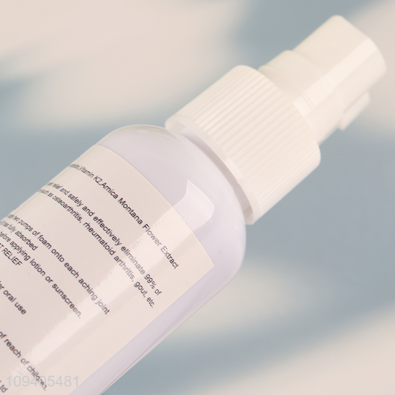 New style south moon joint relief foam spray