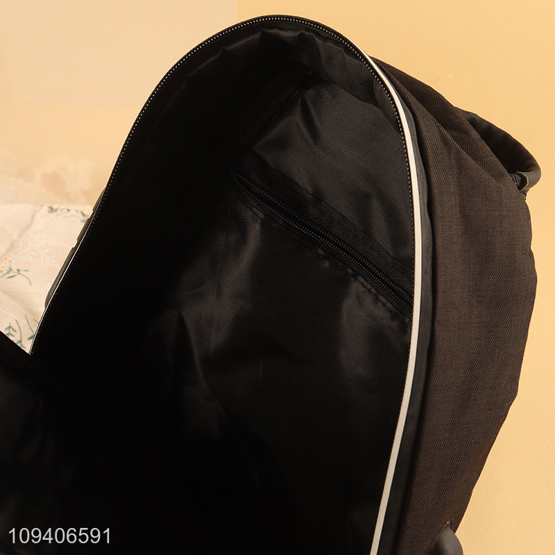 Factory supply portable black crossbody bag messenger bag