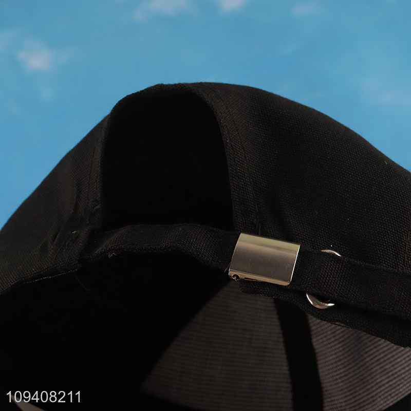 Factory price black sports baseball cap trucker hat