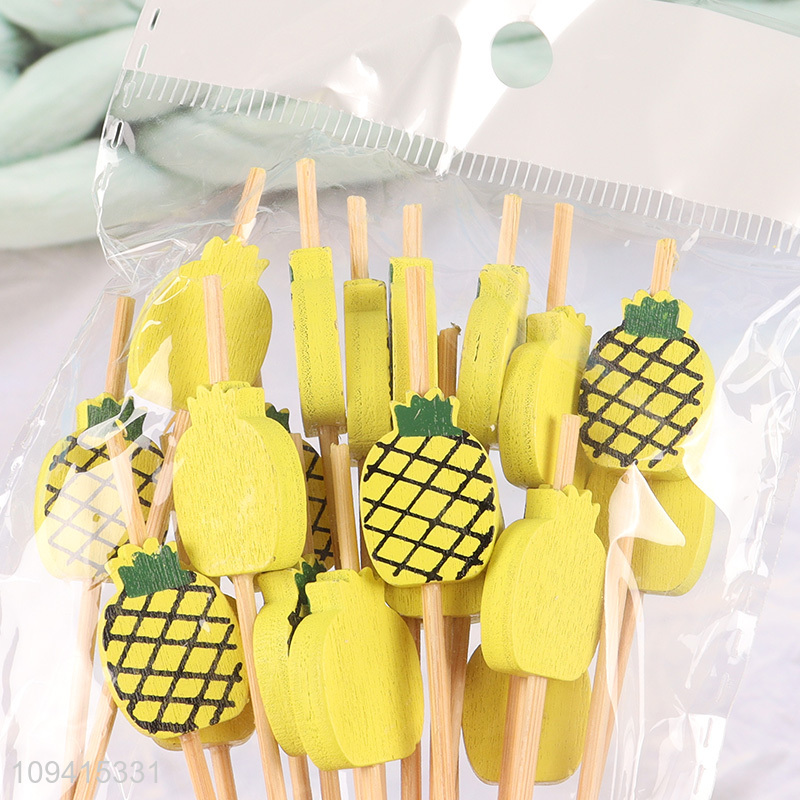 China supplier pineapple fruit picks food picks