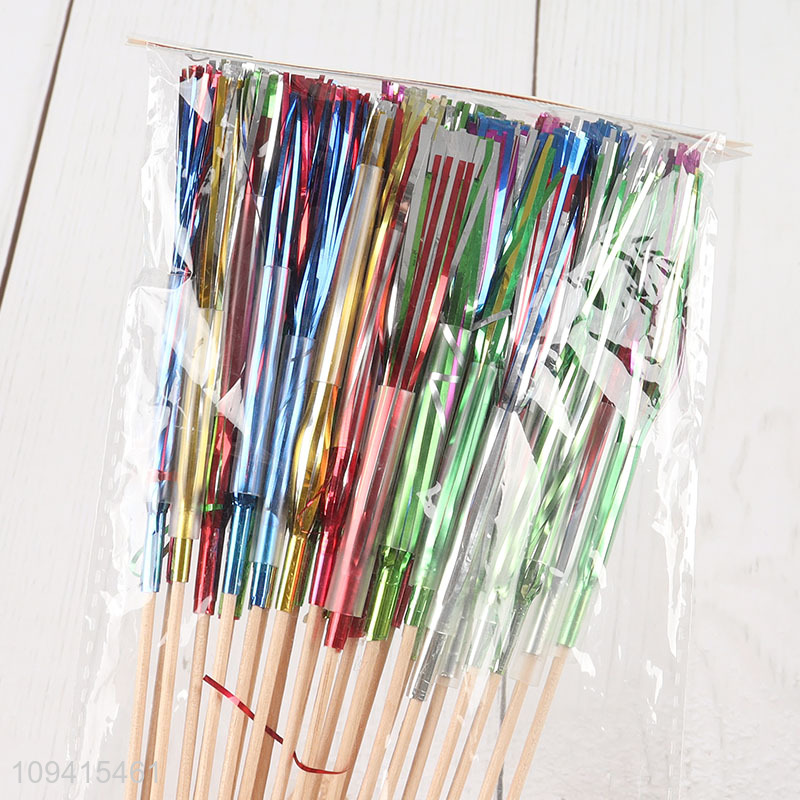 Good quality multicolor tassel cocktail picks for party