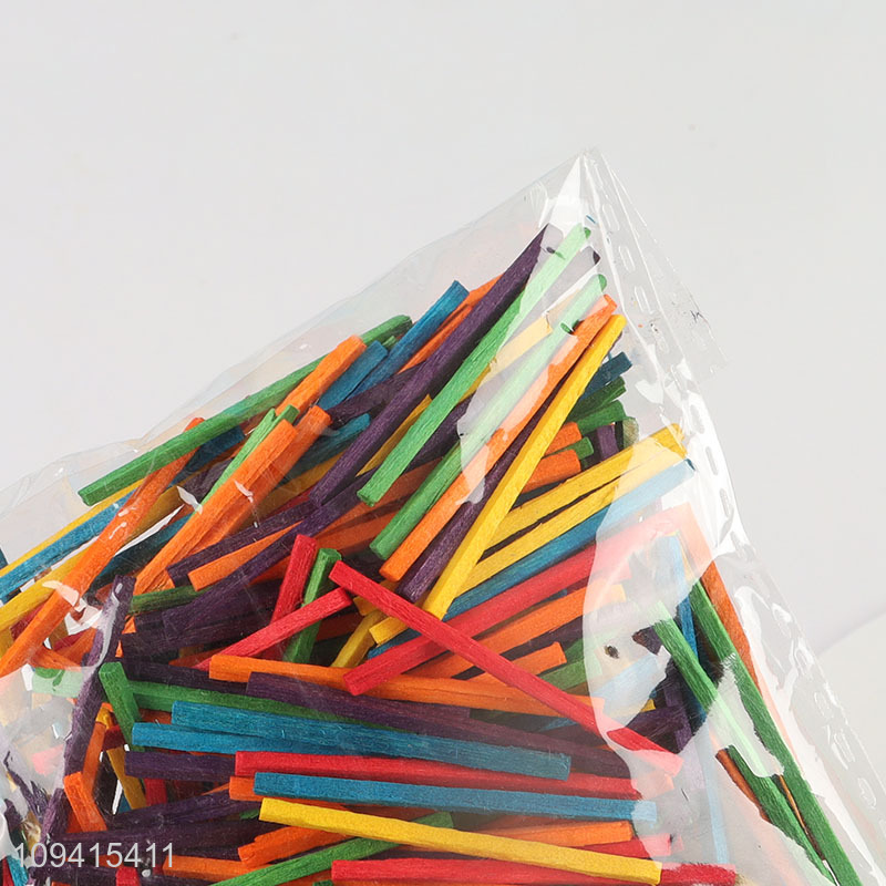 Wholesale colorful craft sticks for kids diy
