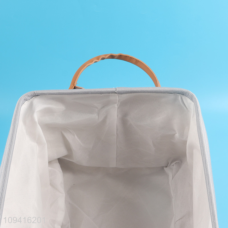 Hot products household polyester fabric storage basket