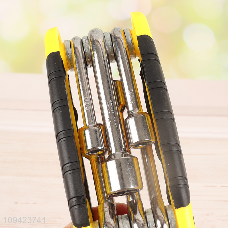 Wholesale Folding Hex Key Set Folding Torx Wrench Set