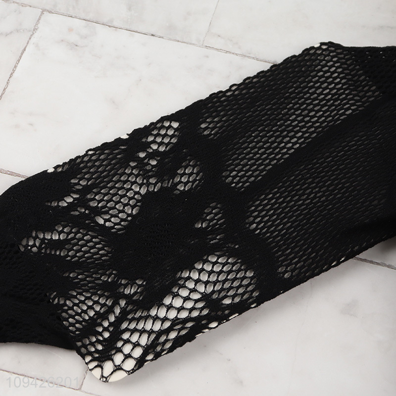 Yiwu market  ladies pantyhose jacquard fishnet socks